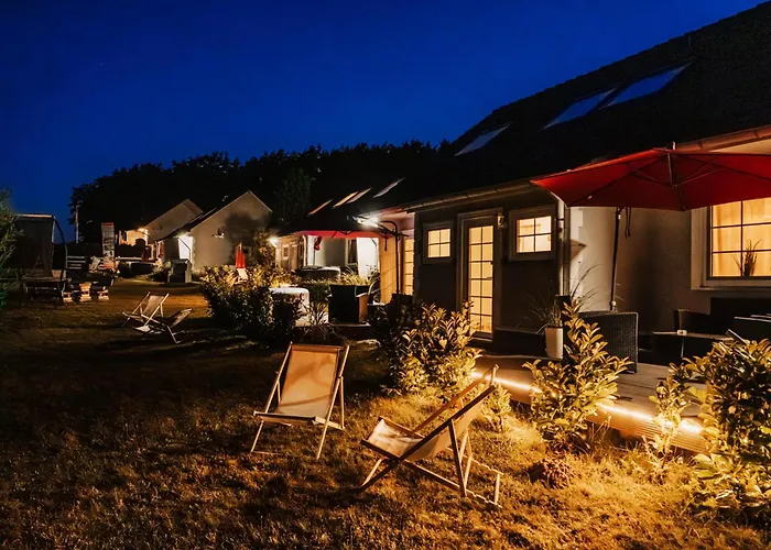 Ferienhaeuser Insel Usedom Haus Milo 5 - Blick Aufs Achterwasser! Whirlpool Und Sauna 펜션